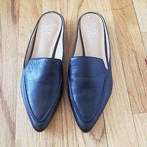 Franco sarto leather slip ons